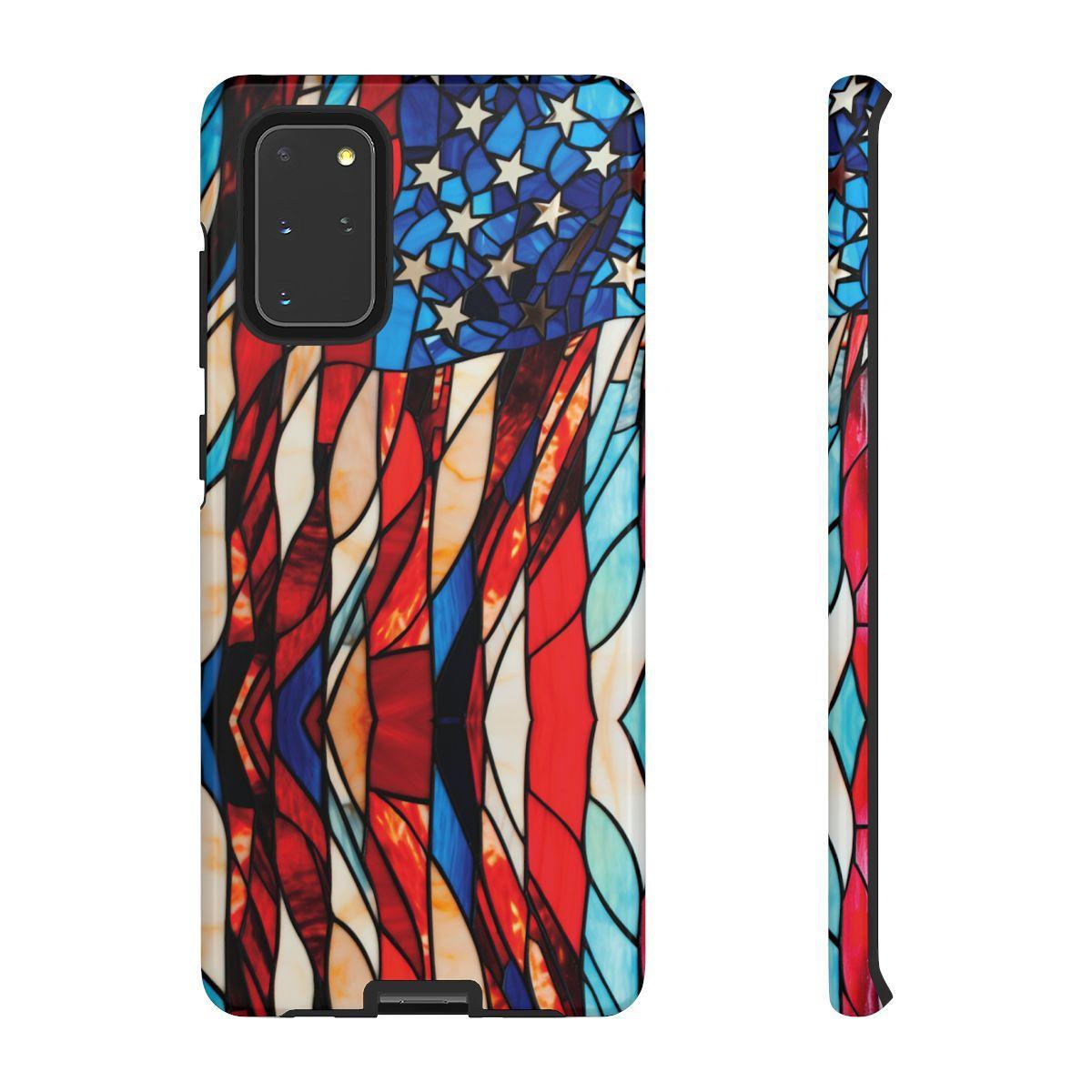 American Flag Stained Glass Patriotic Tough Case