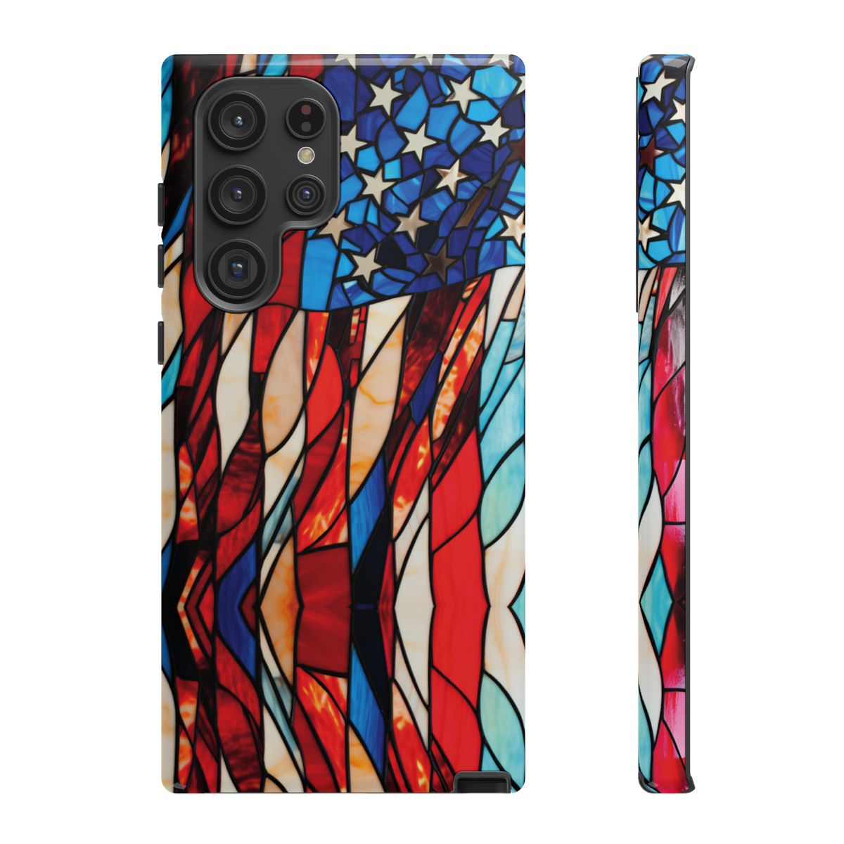 American Flag Stained Glass Patriotic Tough Case