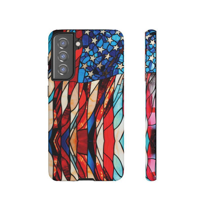 American Flag Stained Glass Patriotic Tough Case