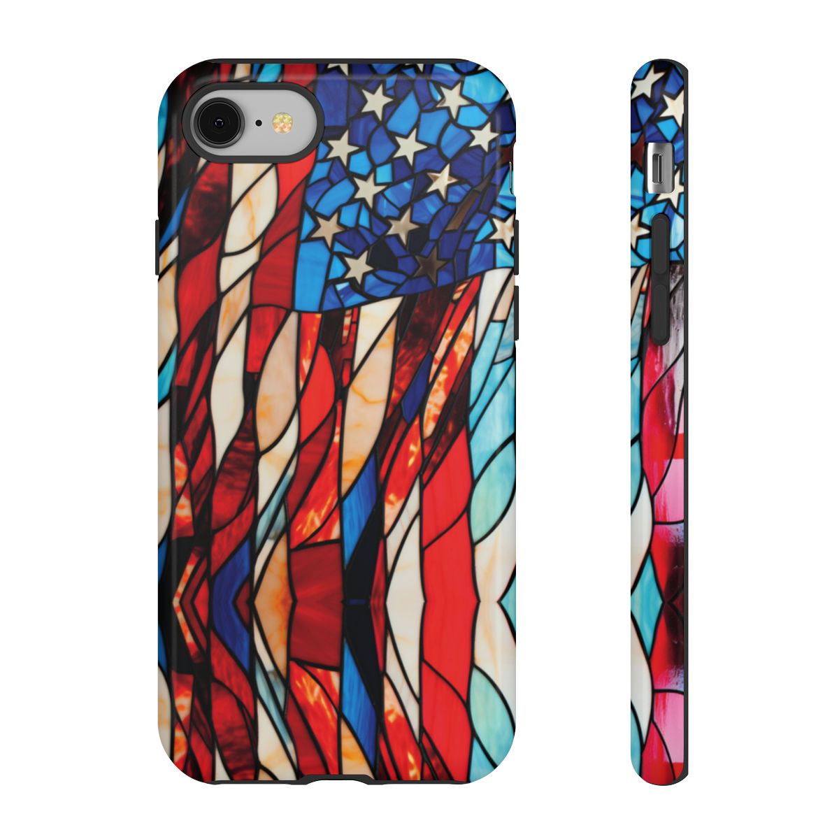 American Flag Stained Glass Patriotic Tough Case