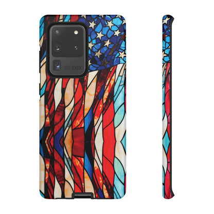 American Flag Stained Glass Patriotic Tough Case