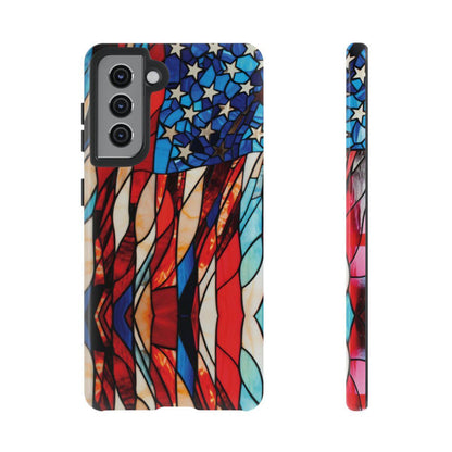 American Flag Stained Glass Patriotic Tough Case
