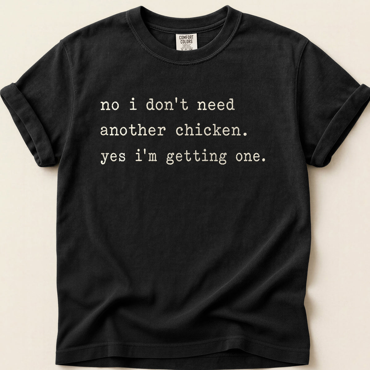 Another Chicken T-shirt on Black