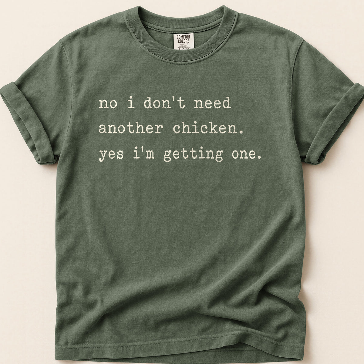 Another Chicken T-shirt on Moss