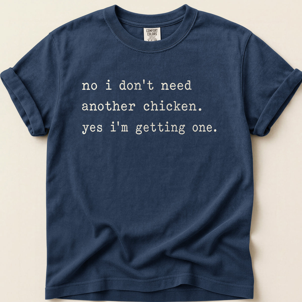 Another Chicken T-shirt on Navy