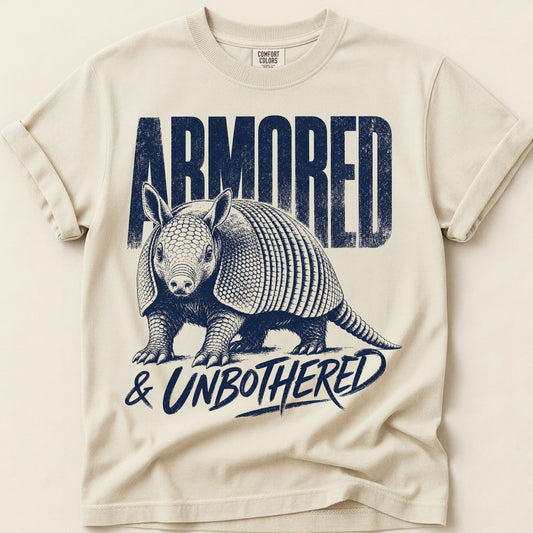 Armored Unbothered T-shirt on Ivory