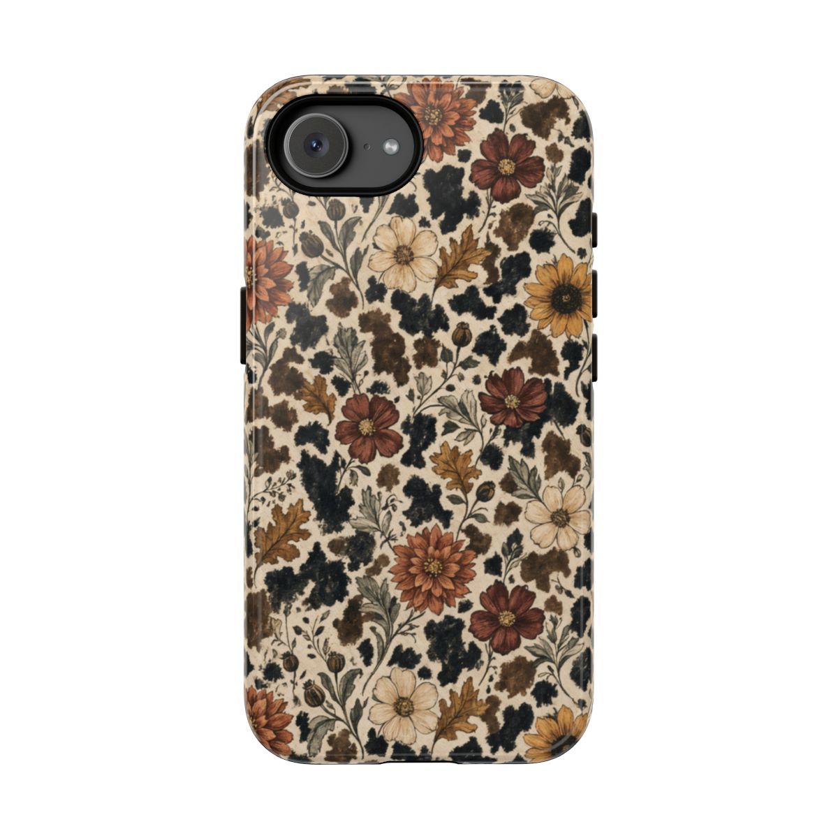 Autumn Cowhide Bloom Tough Case - iPhone 16e