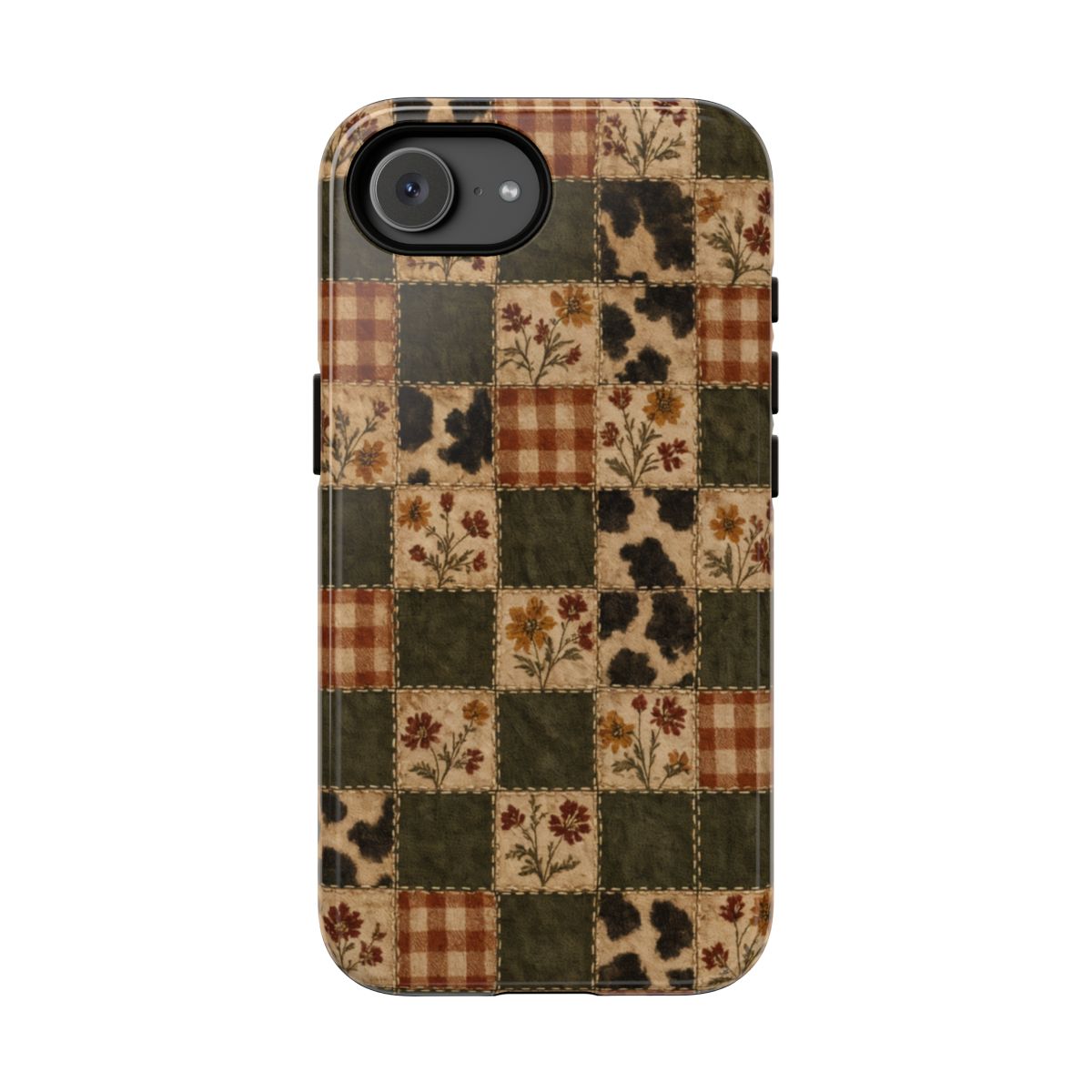 Autumn Plaid Patchwork Tough Case - iPhone 17e