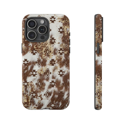 Aztec Cowhide Tough Case