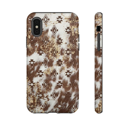Aztec Cowhide Tough Case
