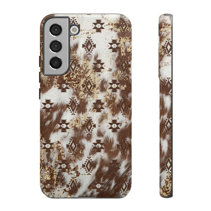 Aztec Cowhide Tough Case