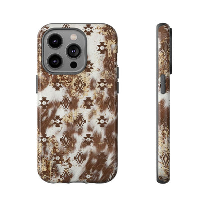 Aztec Cowhide Tough Case