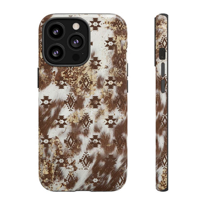 Aztec Cowhide Tough Case