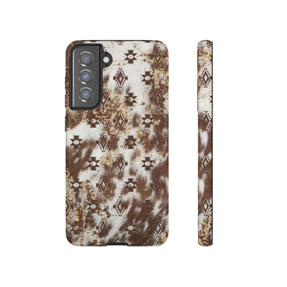 Aztec Cowhide Tough Case