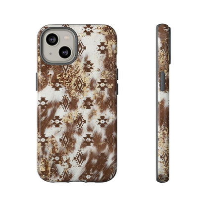 Aztec Cowhide Tough Case