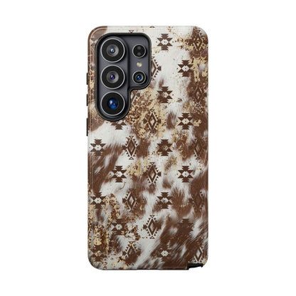 Aztec Cowhide Tough Case
