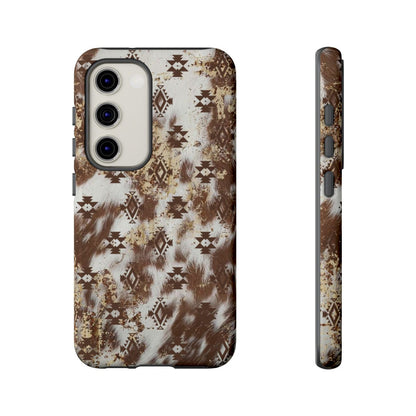 Aztec Cowhide Tough Case
