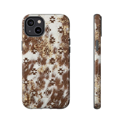 Aztec Cowhide Tough Case