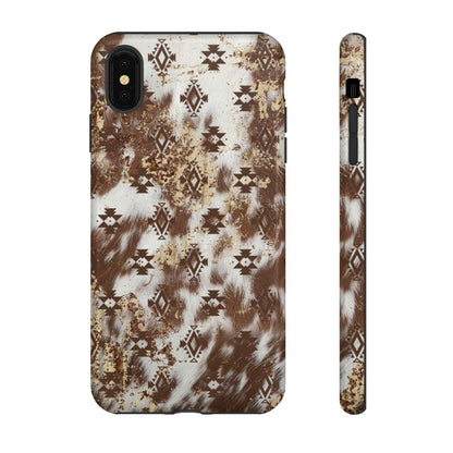 Aztec Cowhide Tough Case