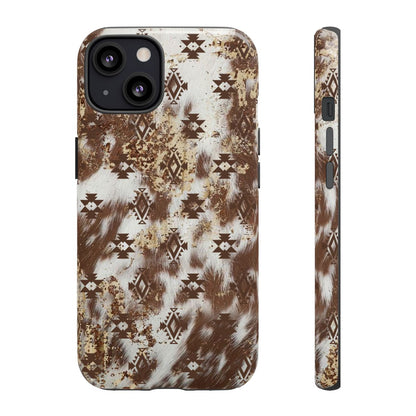 Aztec Cowhide Tough Case