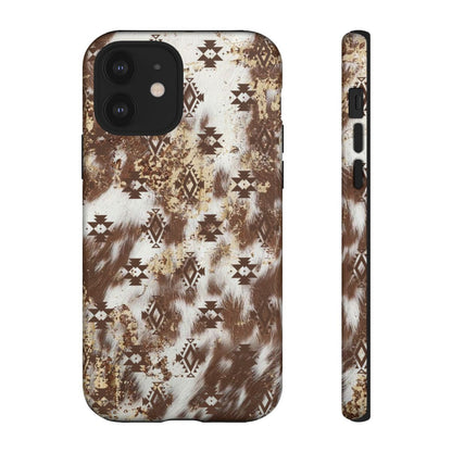 Aztec Cowhide Tough Case