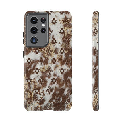 Aztec Cowhide Tough Case