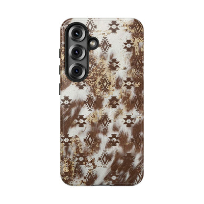 Aztec Cowhide Tough Case