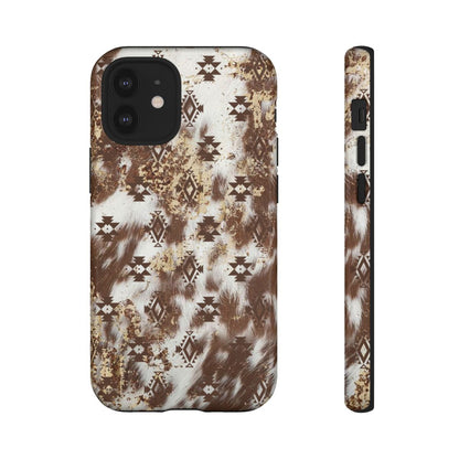 Aztec Cowhide Tough Case