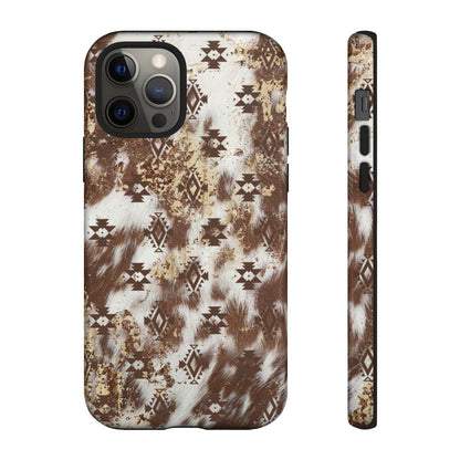 Aztec Cowhide Tough Case