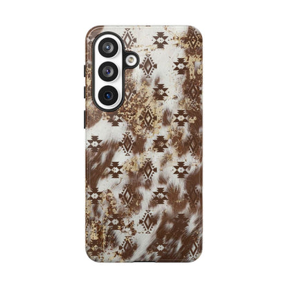 Aztec Cowhide Tough Case