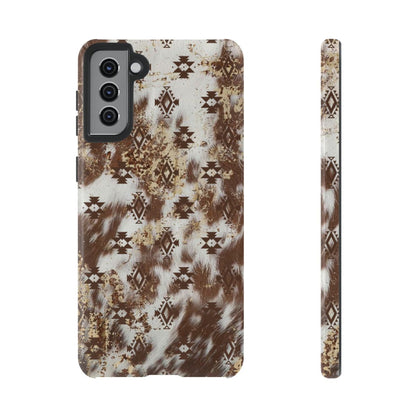 Aztec Cowhide Tough Case