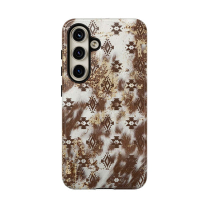 Aztec Cowhide Tough Case
