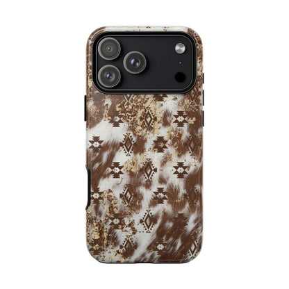 Aztec Cowhide Tough Case - iPhone 18 Pro Max