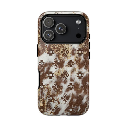 Aztec Cowhide Tough Case - iPhone 18 Pro