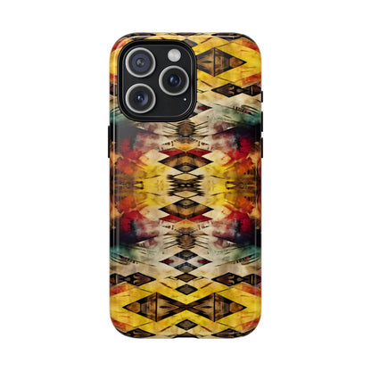 Aztec Grunge Magnetic Case