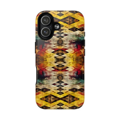 Aztec Grunge Magnetic Case