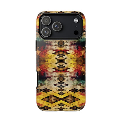 Aztec Grunge Tough Case - iPhone 18 Pro Max