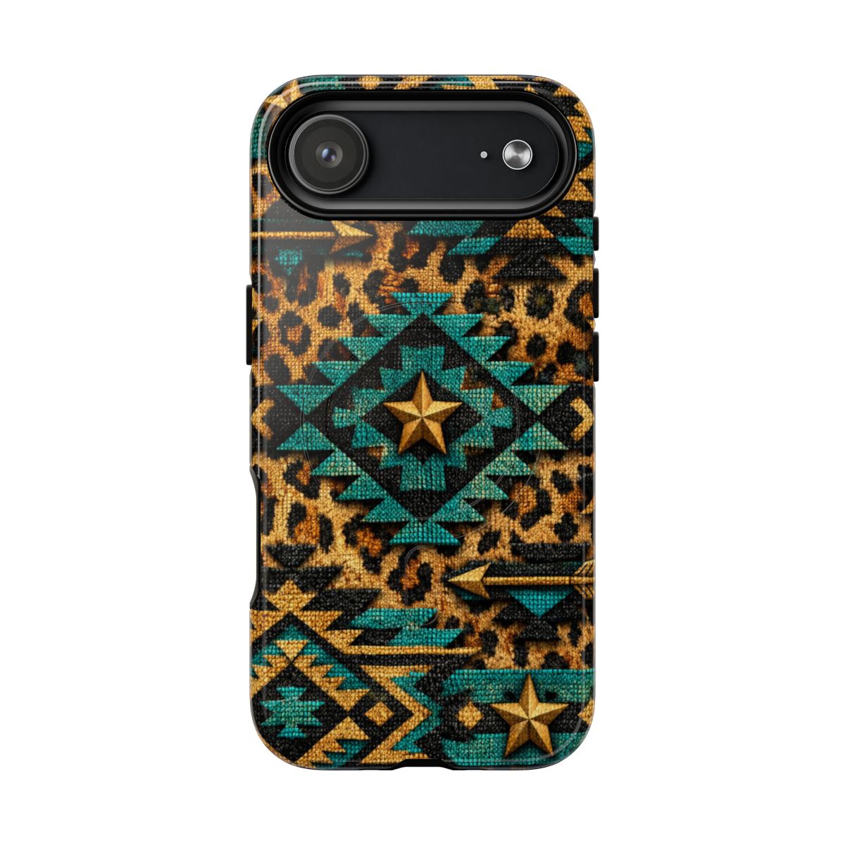Aztec Leopard Magnetic Case