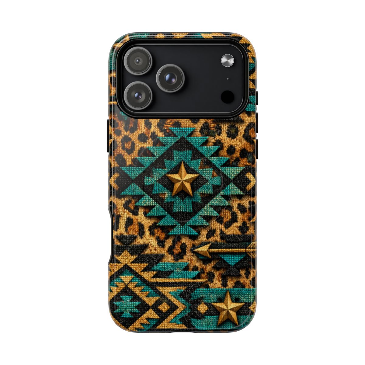 Aztec Leopard Magnetic Case