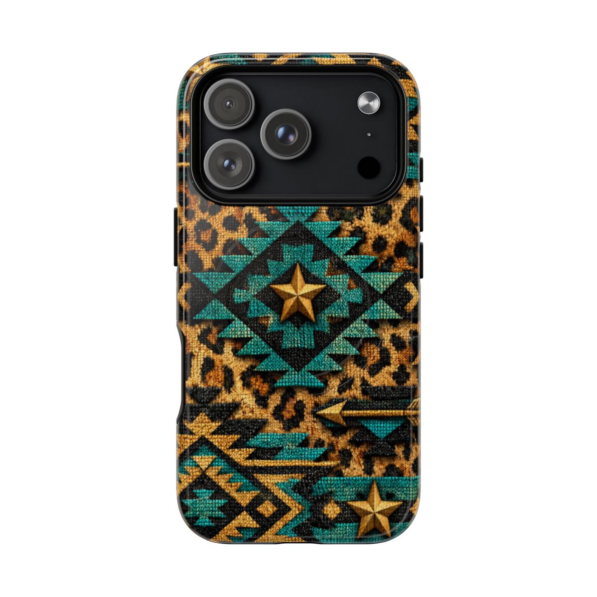 Aztec Leopard Magnetic Case