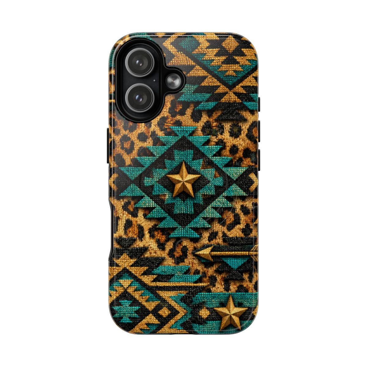 Aztec Leopard Magnetic Case