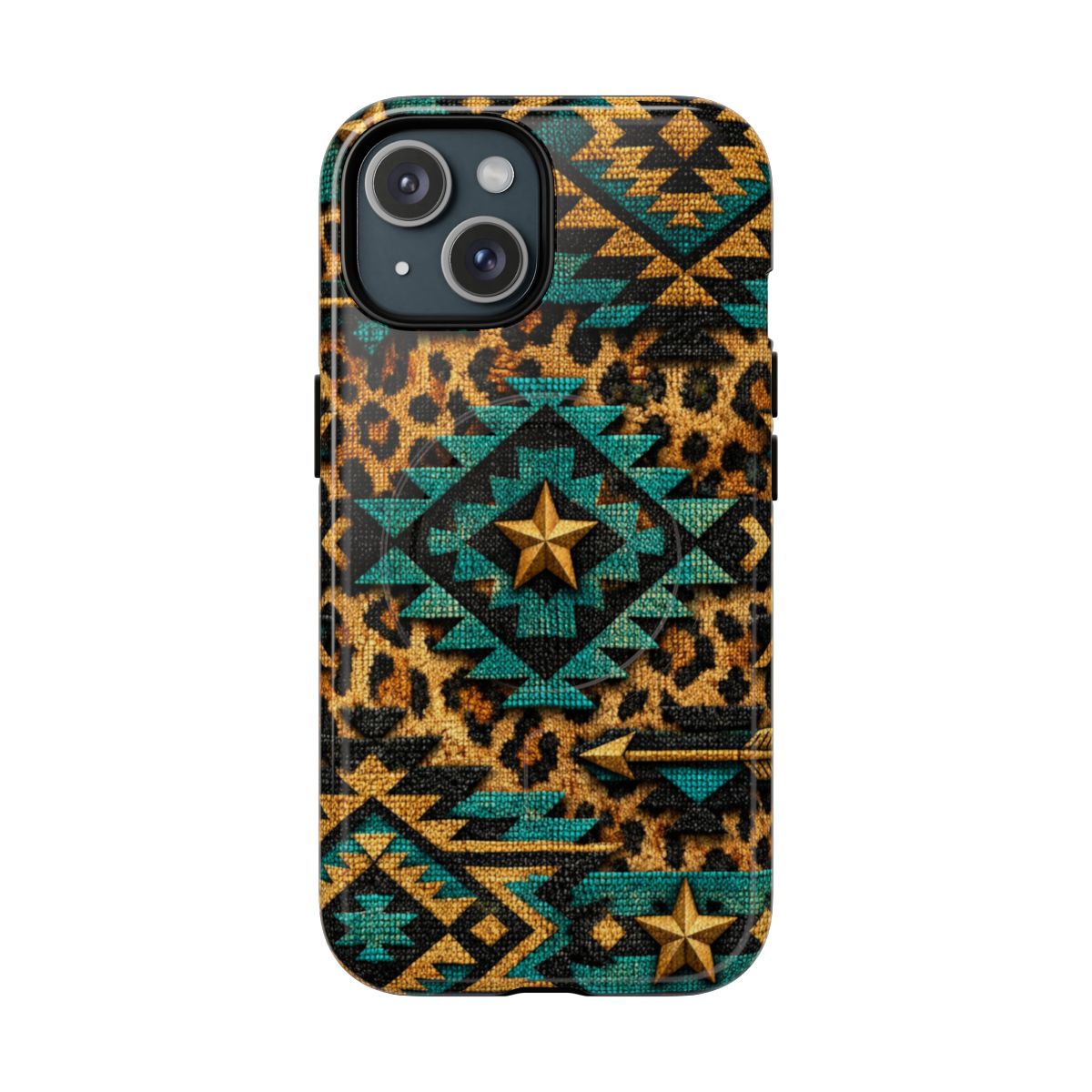 Aztec Leopard Magnetic Case
