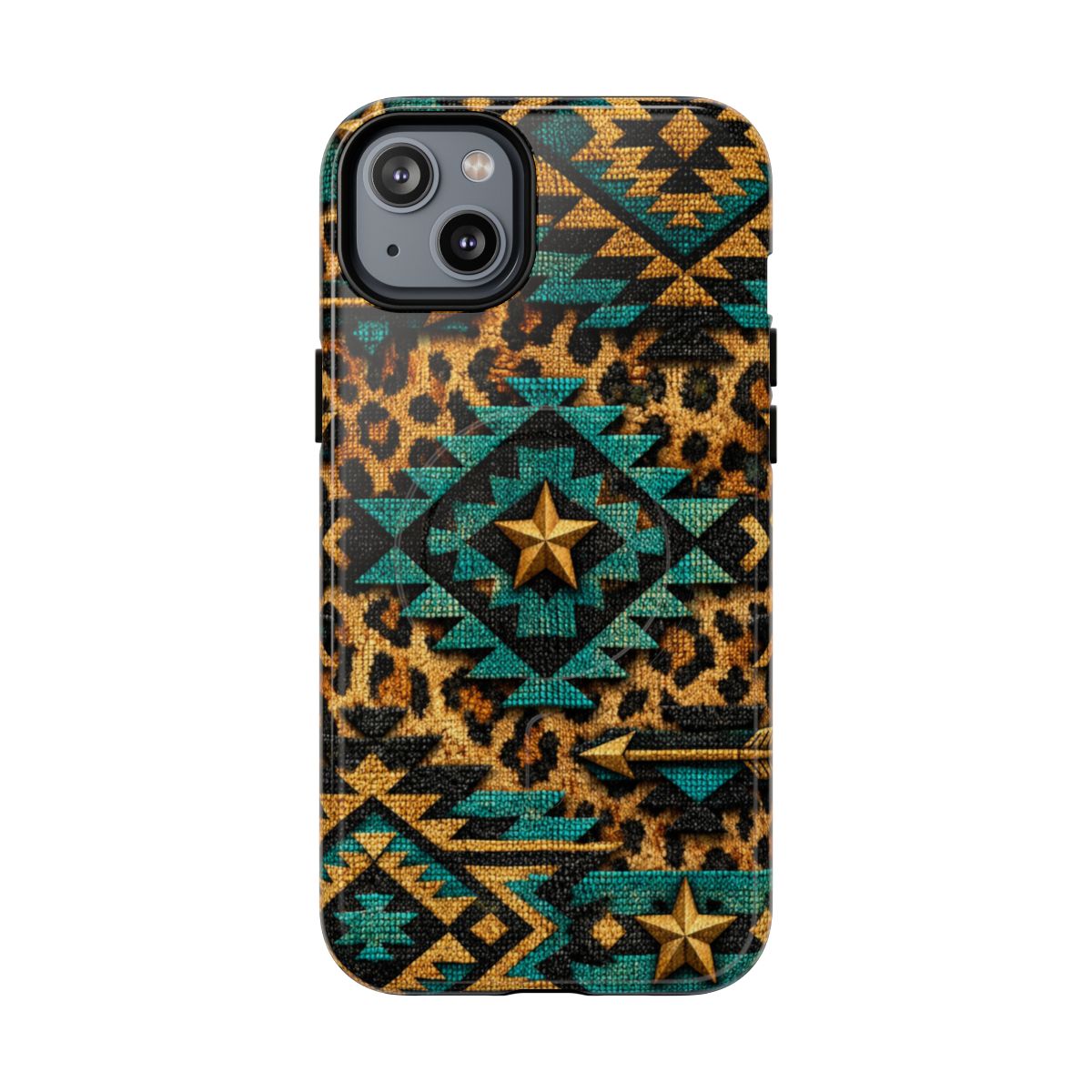 Aztec Leopard Magnetic Case