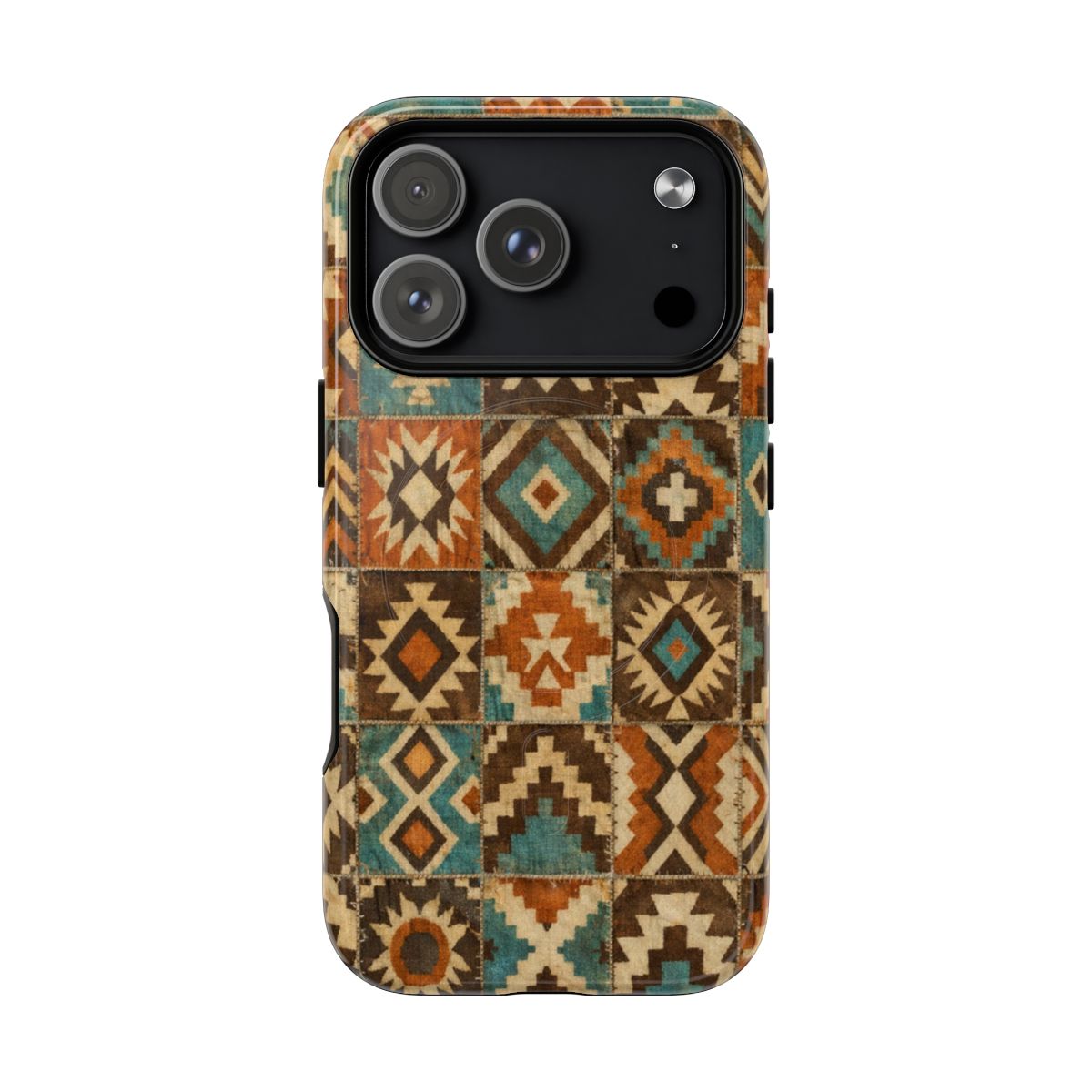 Aztec Patchwork Magnetic Case
