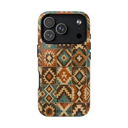 Aztec Patchwork Magnetic Case