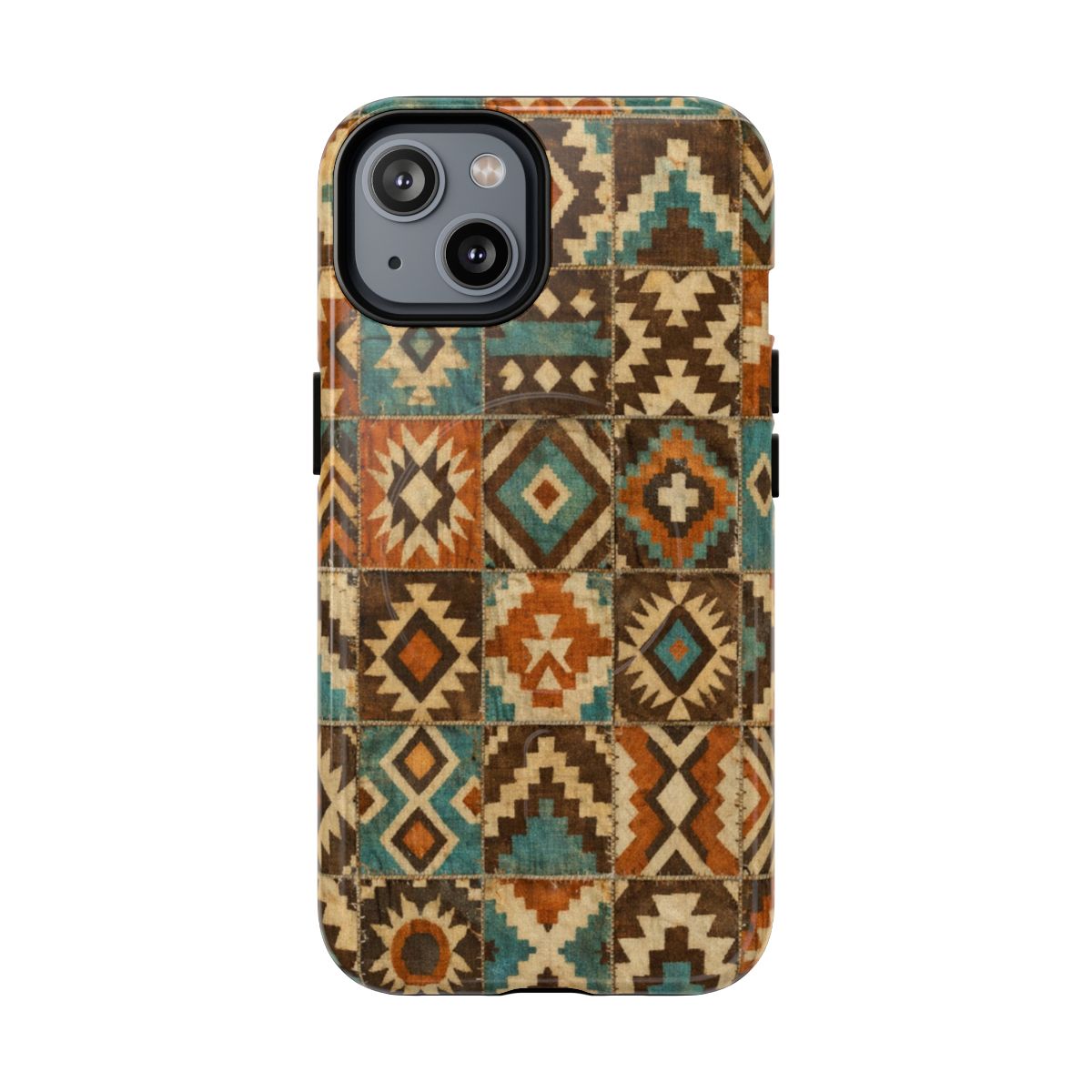 Aztec Patchwork Magnetic Case