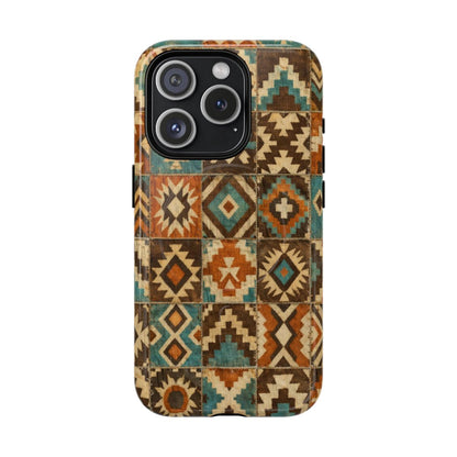 Aztec Patchwork Magnetic Case