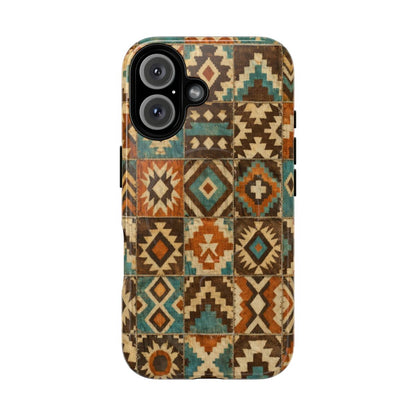Aztec Patchwork Magnetic Case