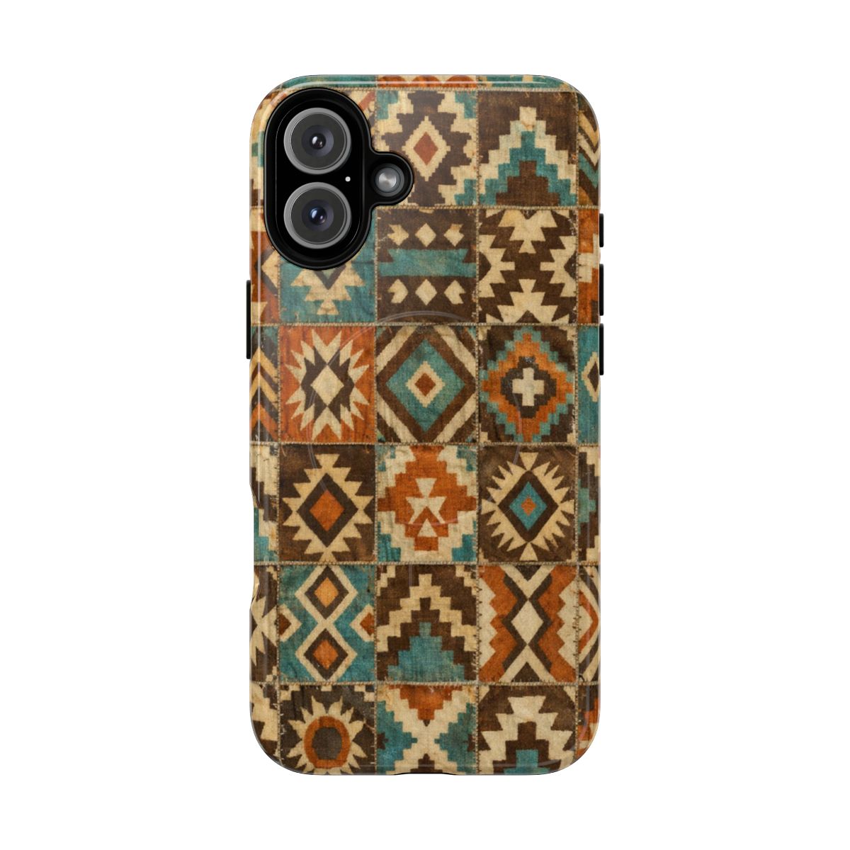 Aztec Patchwork Magnetic Case