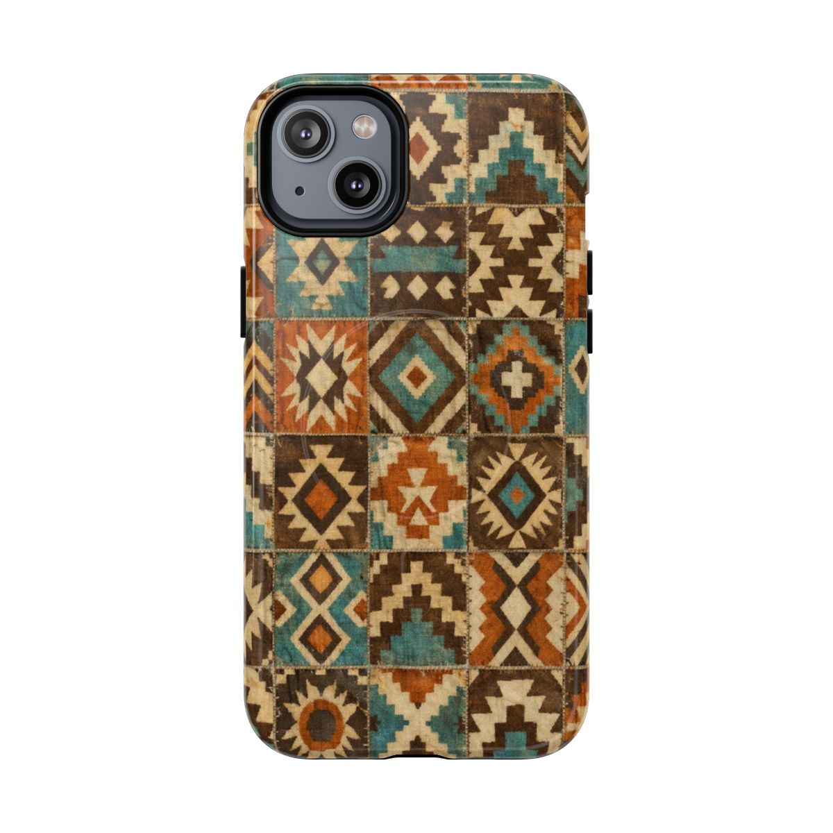 Aztec Patchwork Magnetic Case